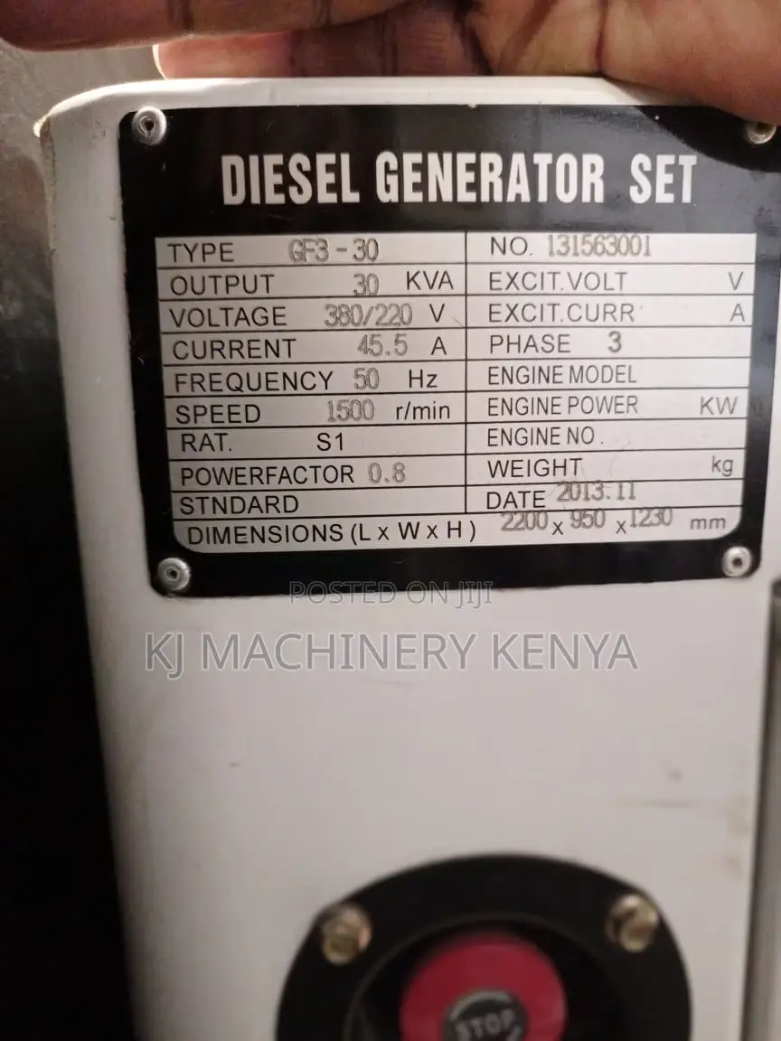 30kva Used Cummins Power Generator for Sale