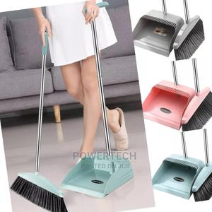 2 in 1 Broom With Dust Pan. - thumbnail 2