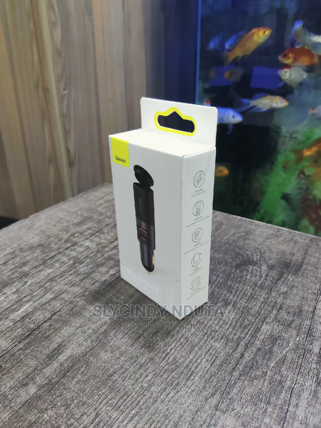 Baseus Car Charger With Cigarette Lighter