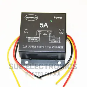 Car Dc 24v to 12v 5a Power Supply Voltage Converter