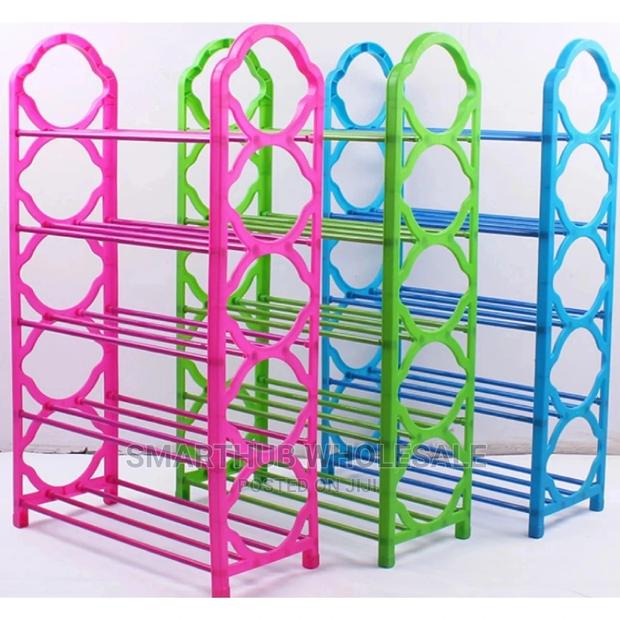 5layers Plastic Shoe Rack