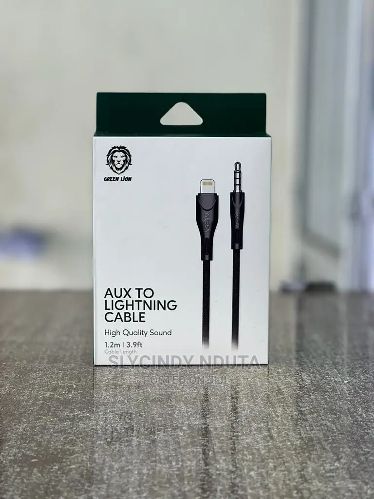 Green Lion AUX to Lightning Cable