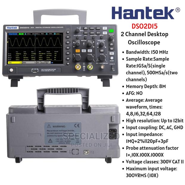 Hantek Desktop Oscilloscope Dso2d15 - main view
