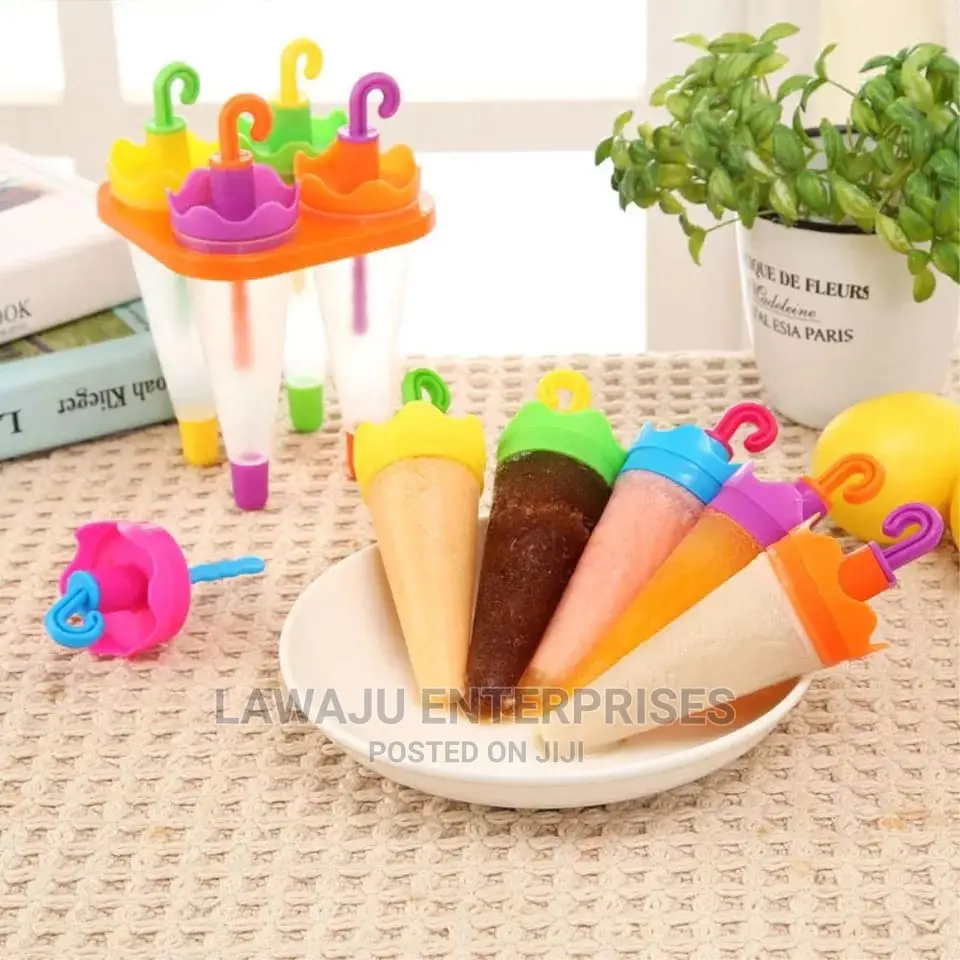 Multicoloured Ice Cream Moulds
