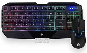 HP USB Gaming Keyboard and Mouse GK1100 Colorful Backlit - 1