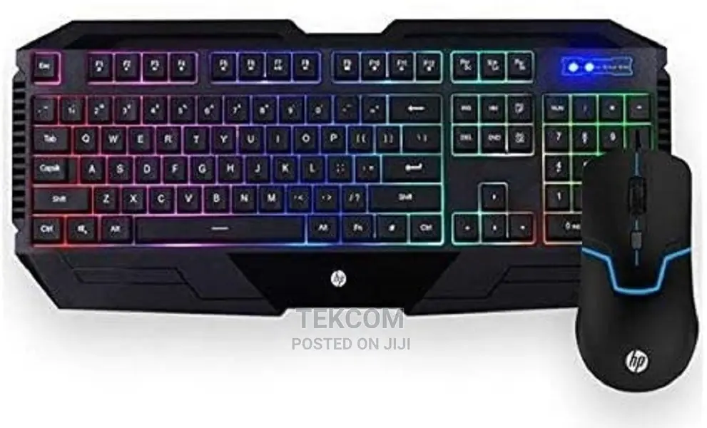 HP USB Gaming Keyboard and Mouse GK1100 Colorful Backlit 1 in Nairobi
