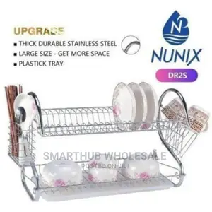 Nunix Stainless Steel 2tier Dish Rack