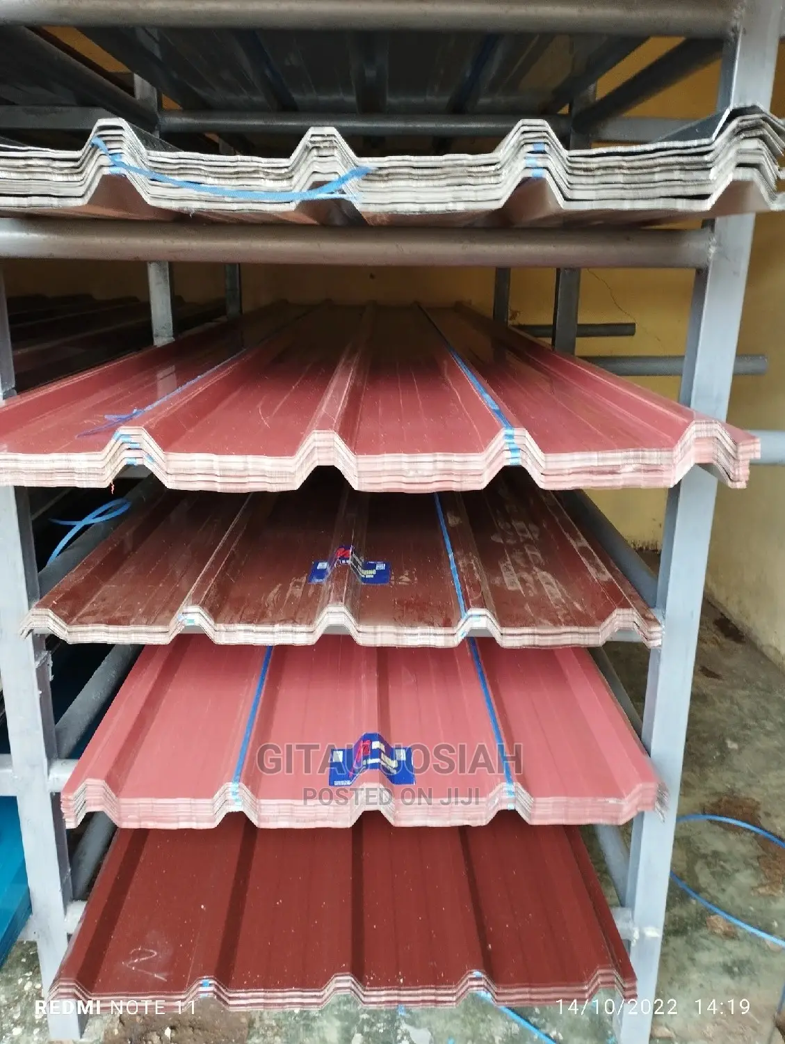 Box Profile Iron Sheets, Coloured,30g in Chokaa Building Materials