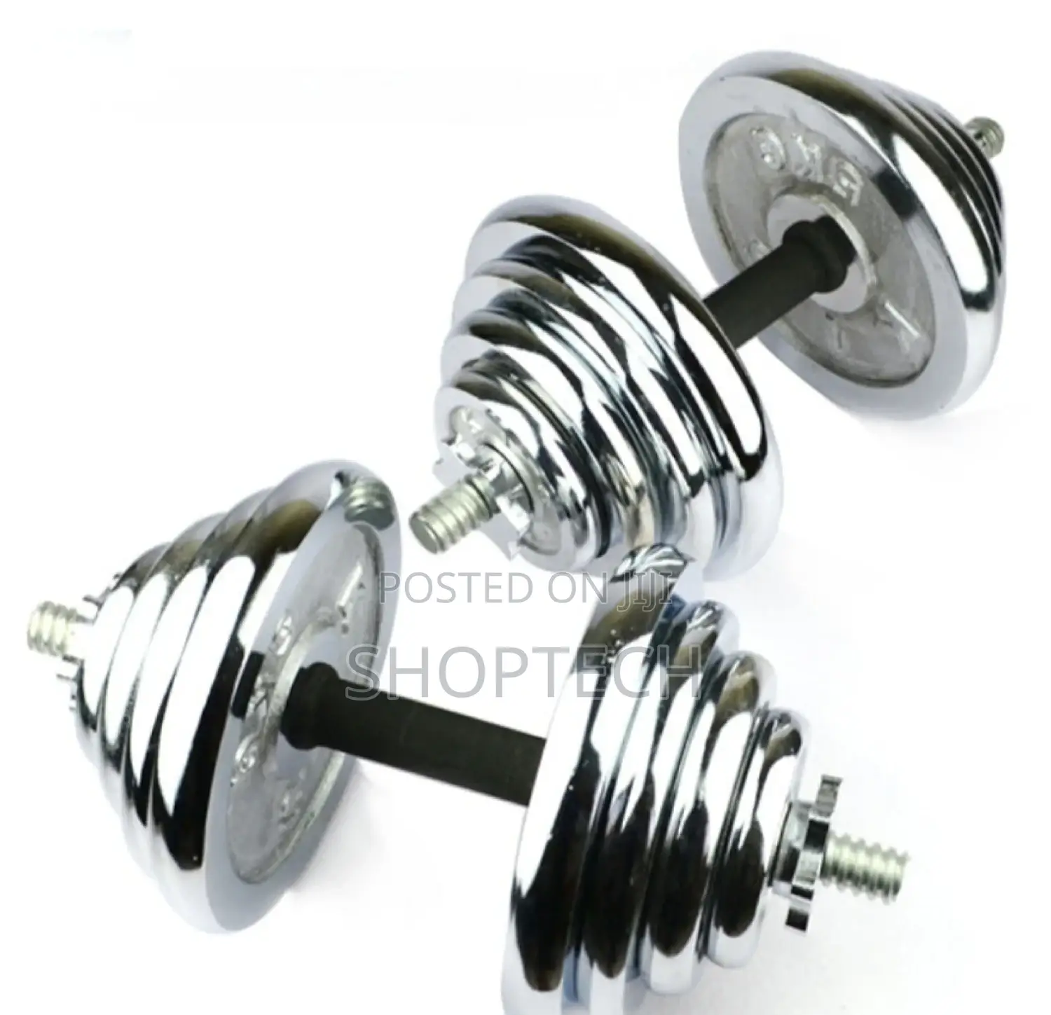 10kgs Chrome Dumbbells.