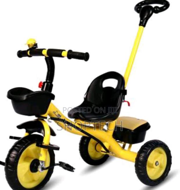 Kids Tri-Cycle With Push Handle - main view
