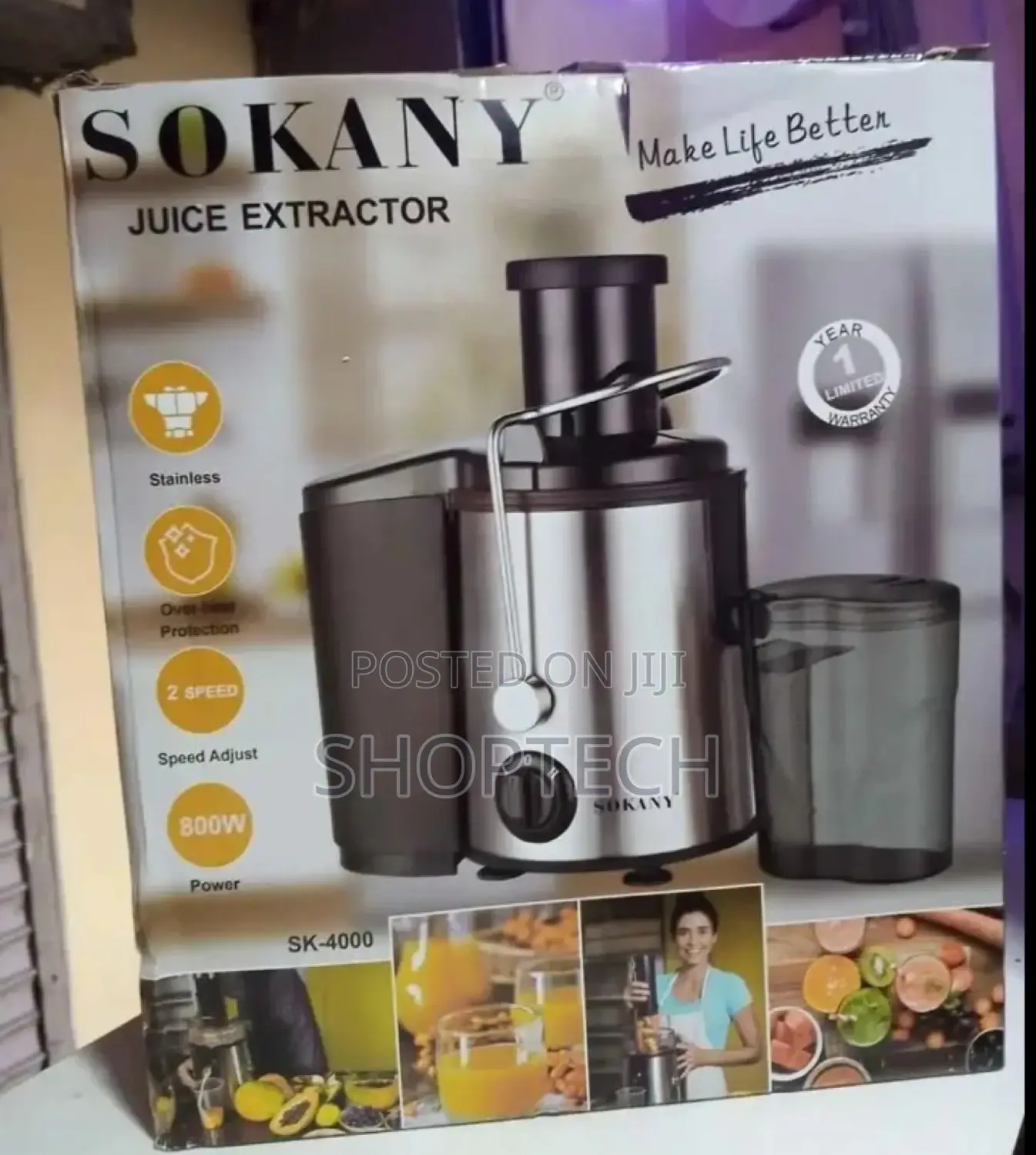 Sokany Juice Extractor.