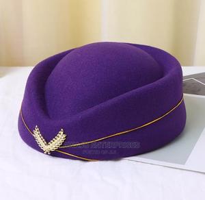 Air Hostess Hat - Purple - thumbnail 2