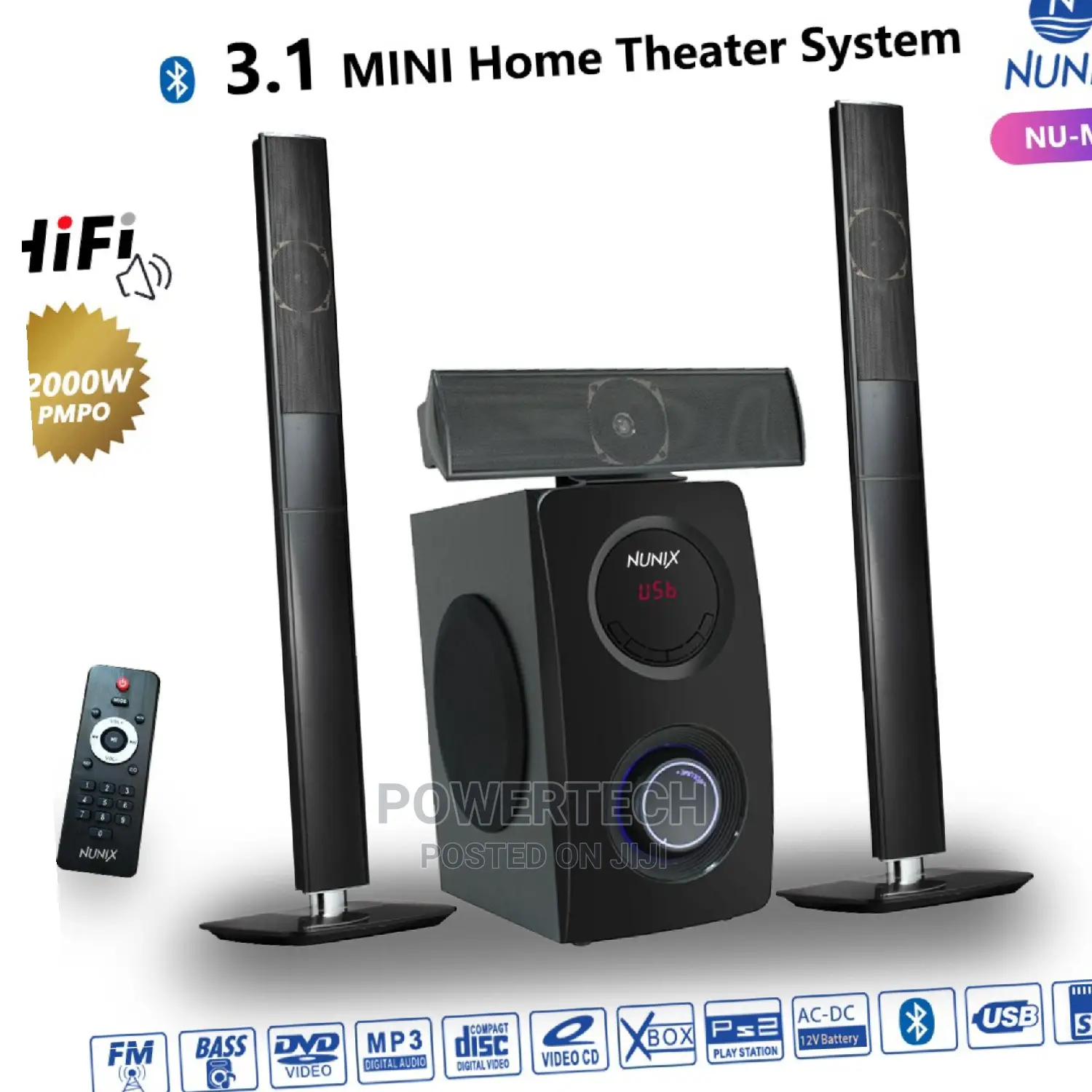 Nunix M7 3.1 Home Theatre System;