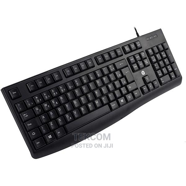 HP USB Keyboard Black - 3cy44pa