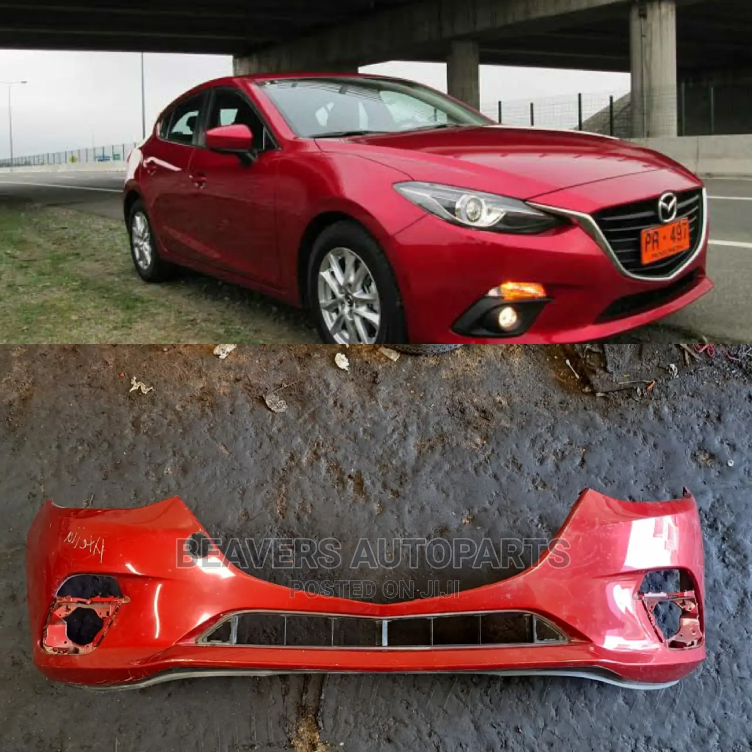 Mazda 3 Front Bumper 2015