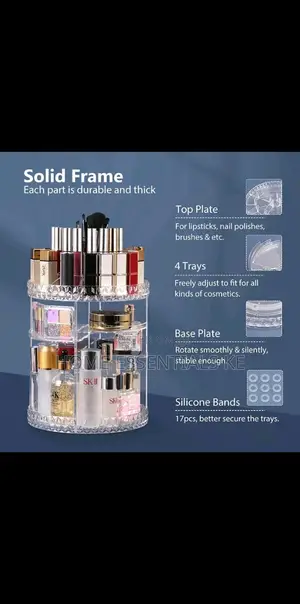 360°Degrees Rotating Cosmetic Organizer