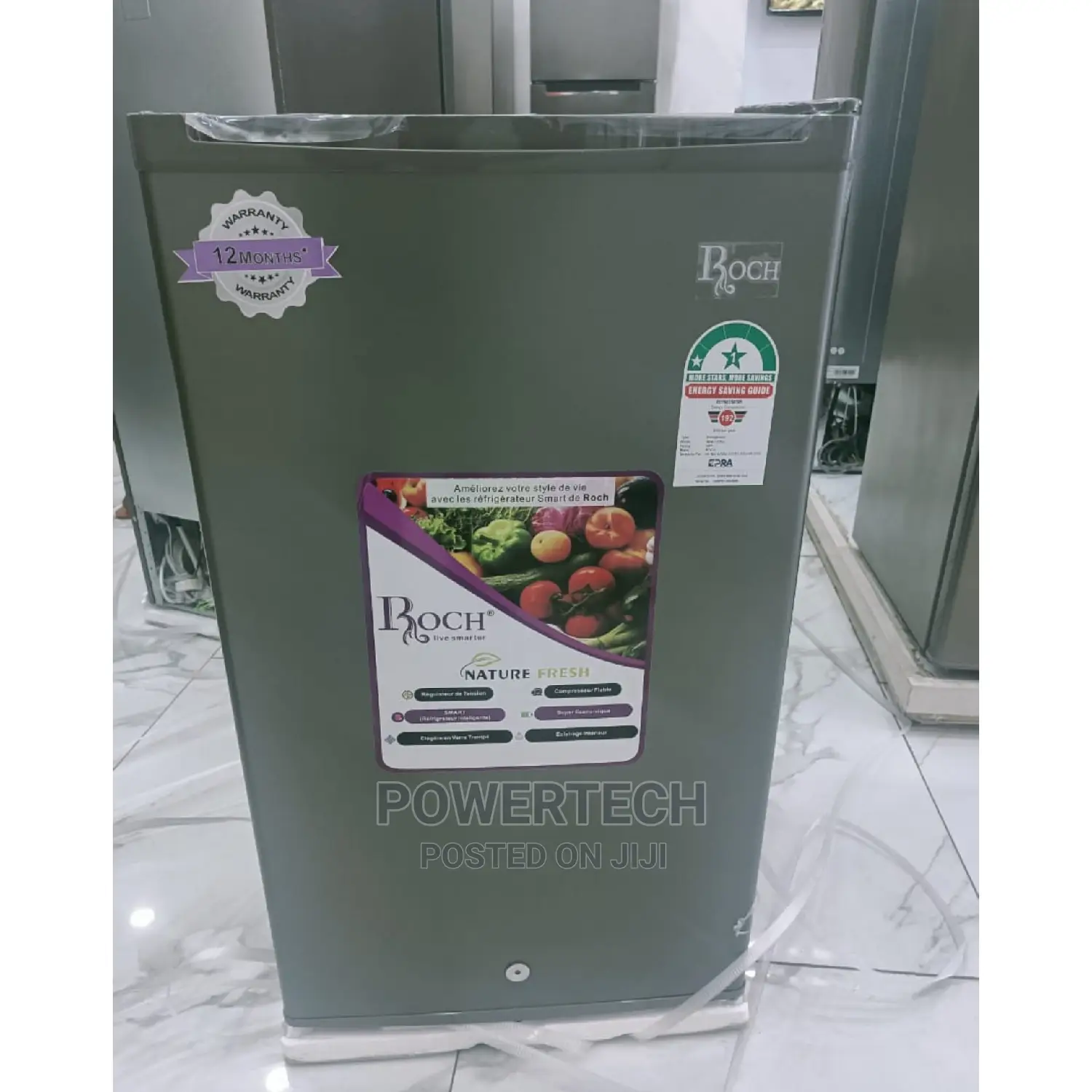 Roch Fridge 90 Litres -Silver