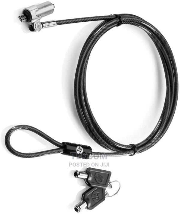 HP Keyed Cable Lock 10 Mm - Black