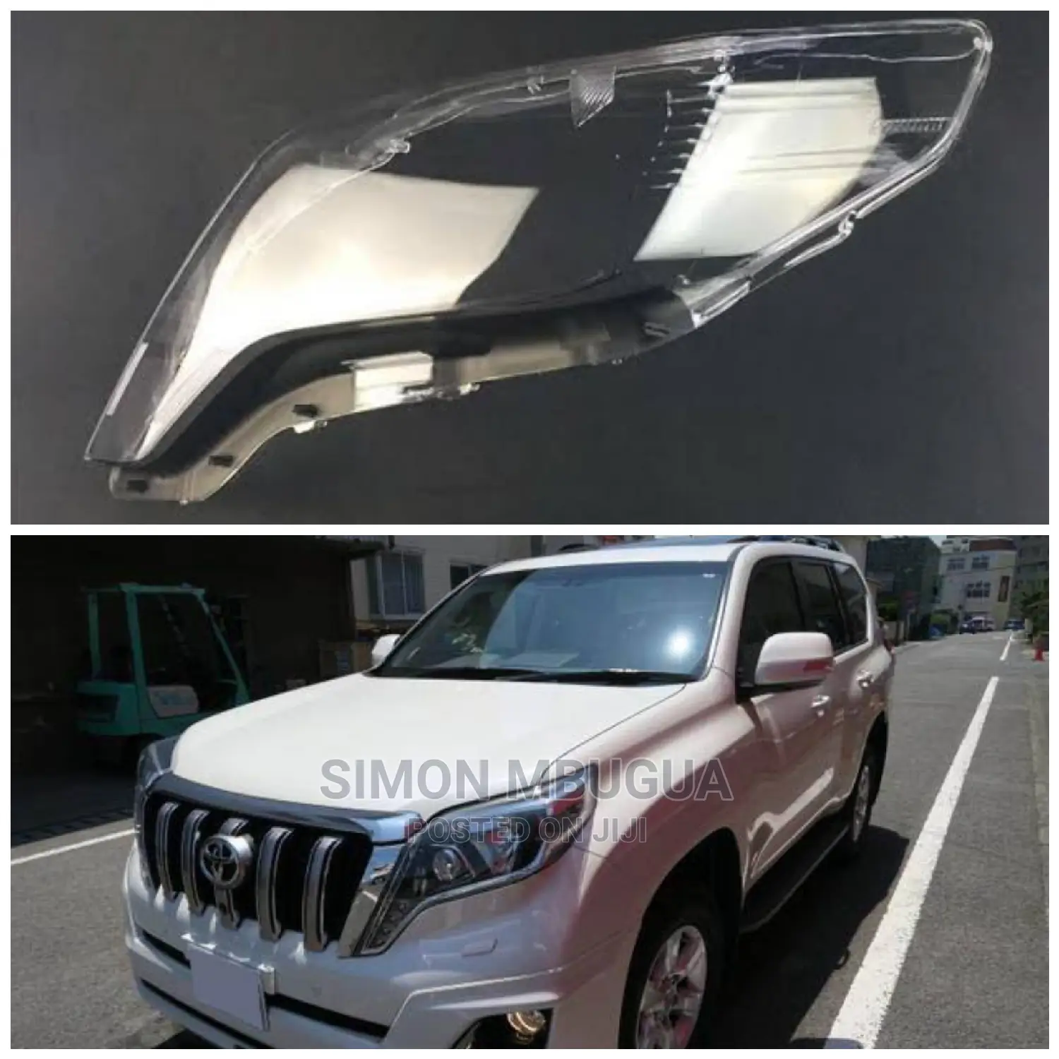 Prado 160 Headlight Lens