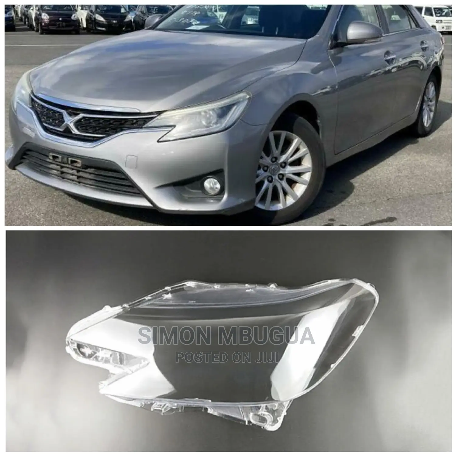 Mark X 2015 Headlight Lens