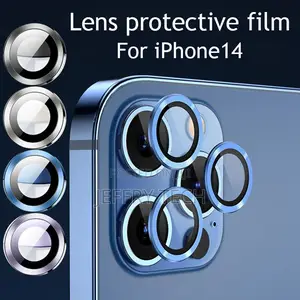 iPhone 14 Pro Max, Tempered Glass Cameralens Protector Cover