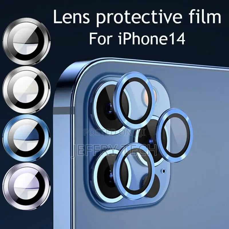 iPhone 14 Pro Max, Tempered Glass Cameralens Protector Cover