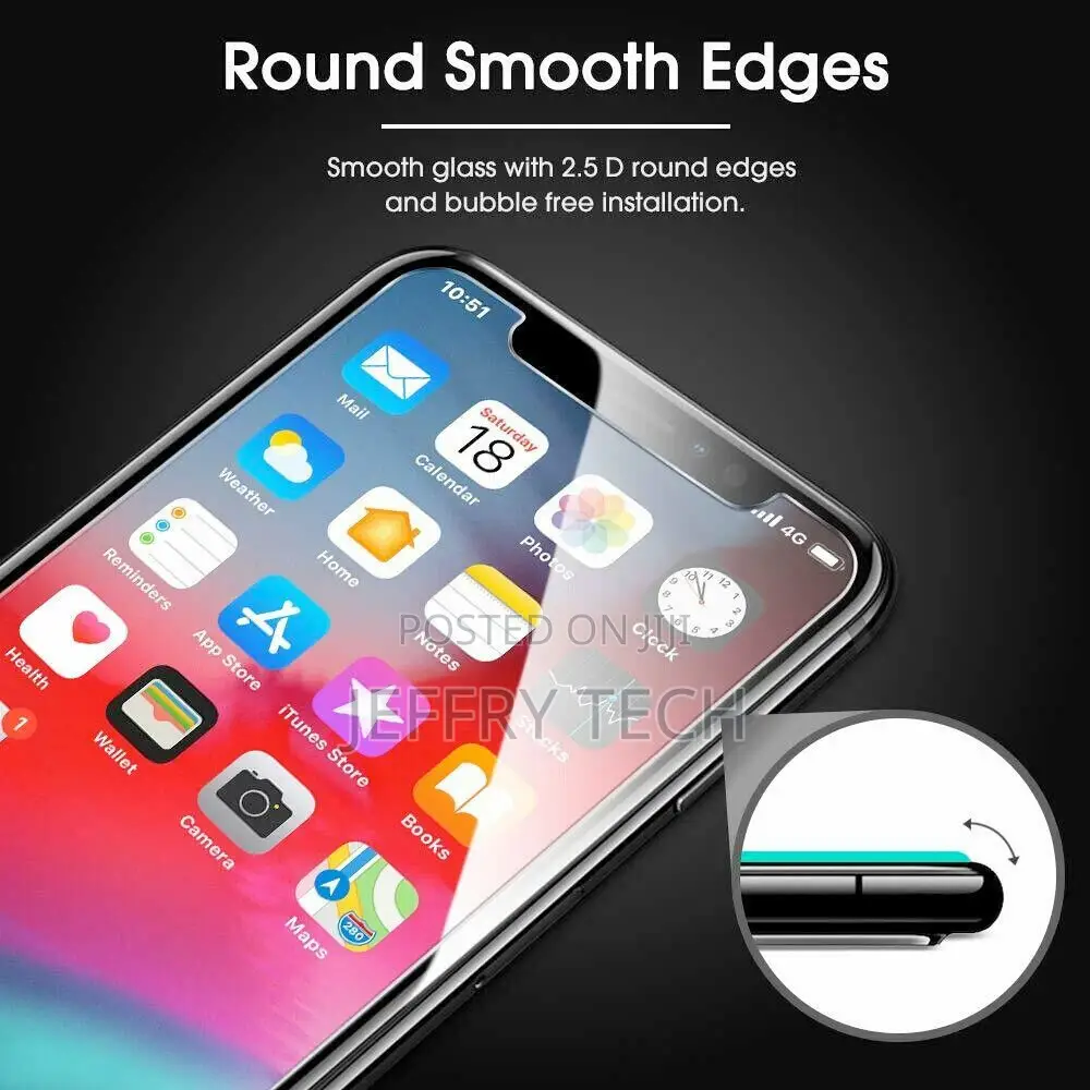 Tempered GLASS Screen Protector iPhone 14 13 12 11 Pro Max X