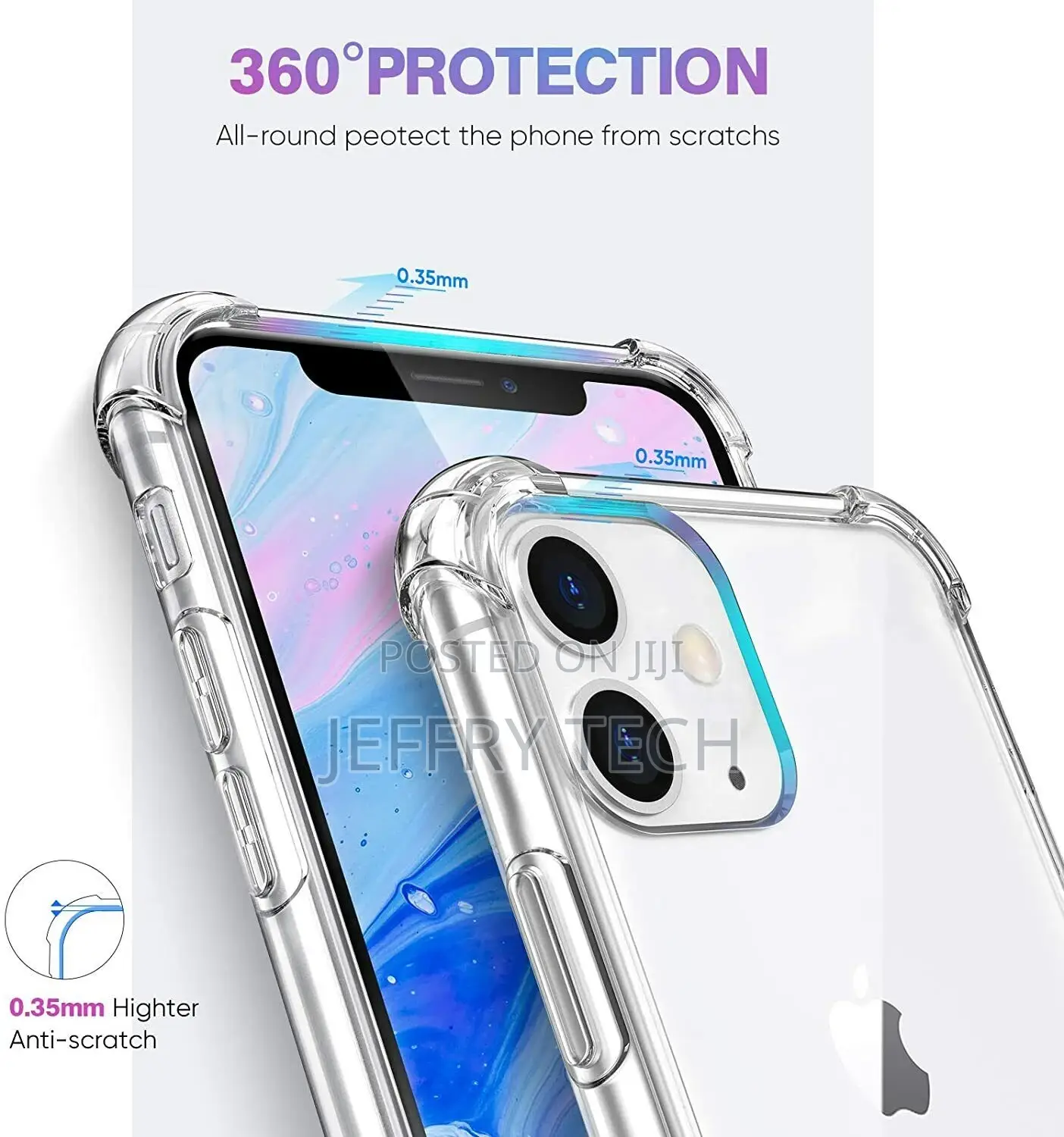 Case for iPhone XR 13 11 12 Pro Max X 6 7 8 CLEAR TPU Gel Sh