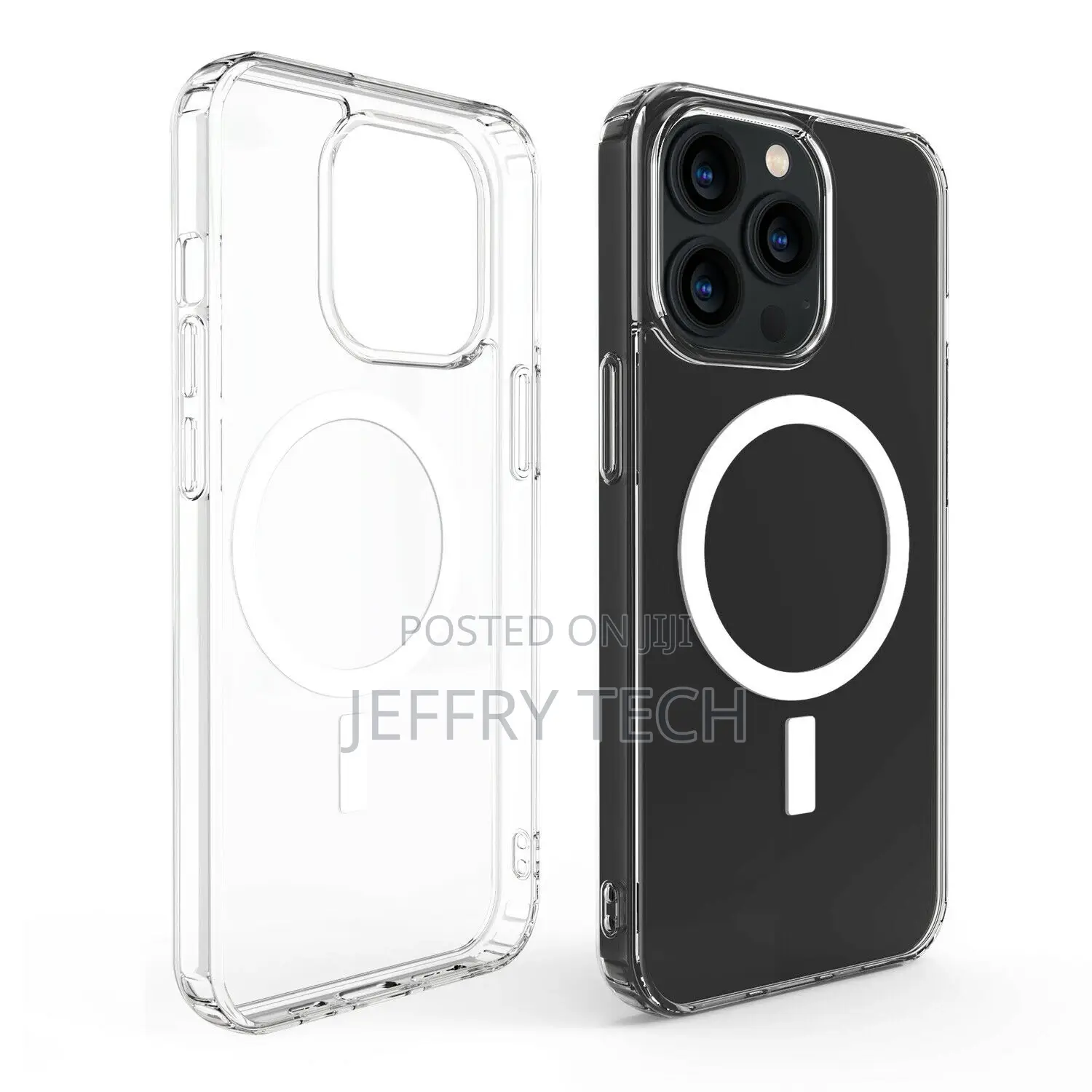 iPhone 12 13 14 Pro Max Clear Case Silicone With Magsafe Cha