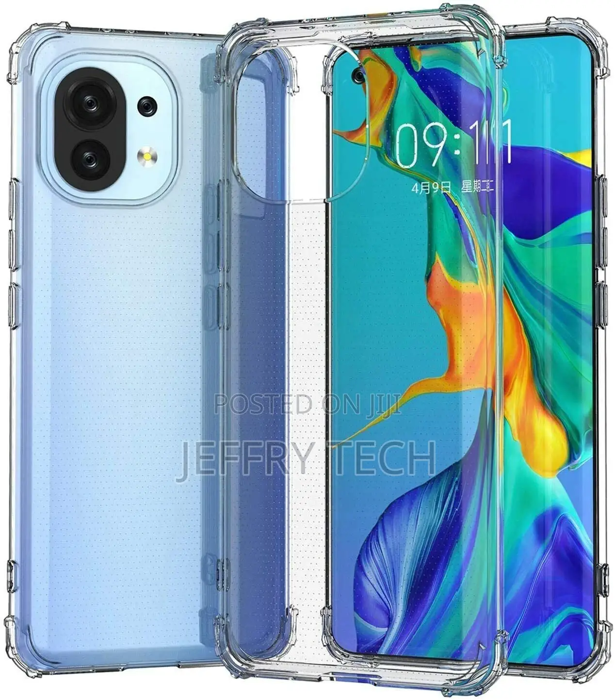 Xiaomi Mi 11 5G Case Clear Silicone Slim Shockproof Gel Cov