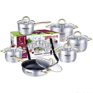 12 Pieces Bominox Cookware