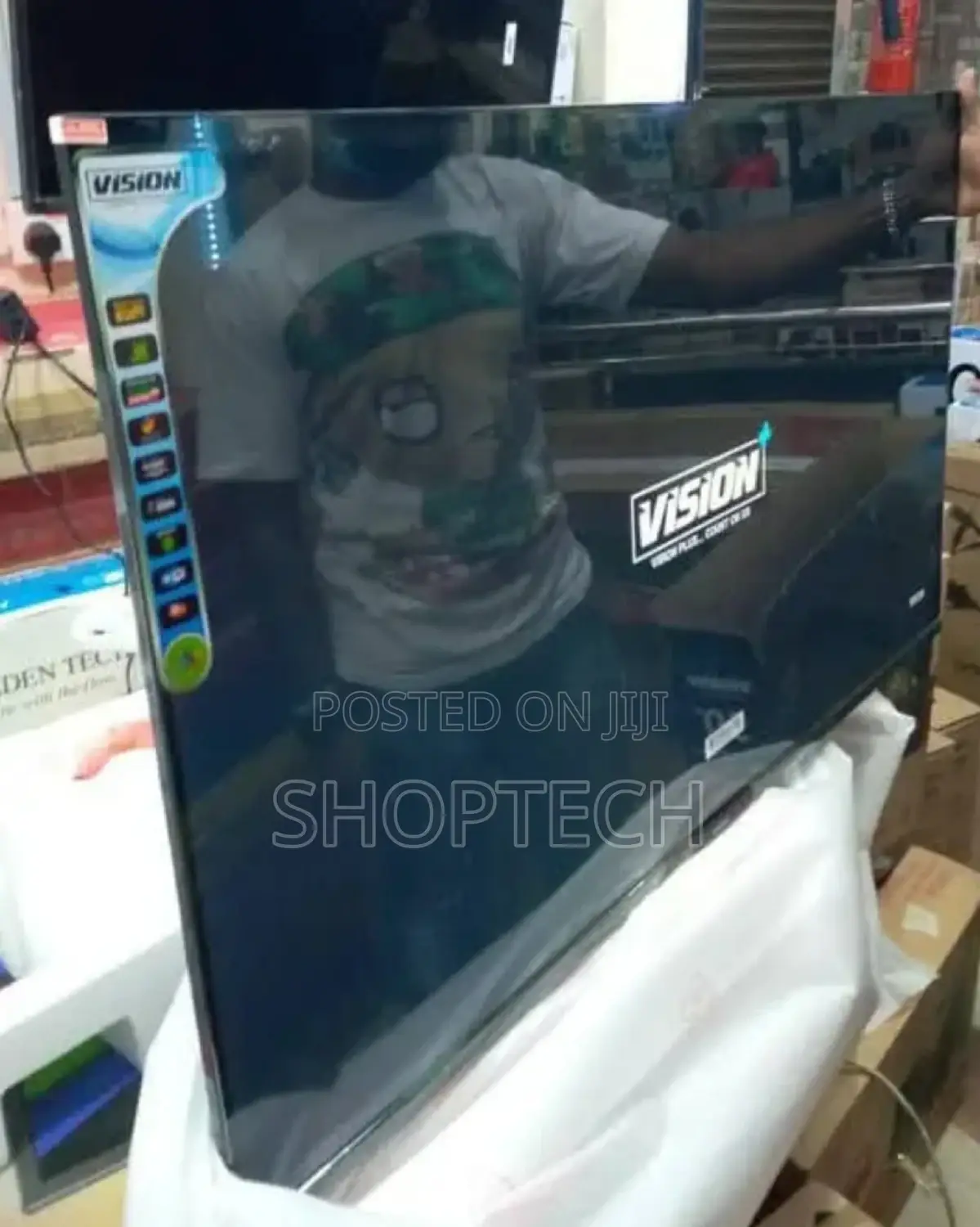 50 Inch Vision TV, Flameless, Smart Android 4k