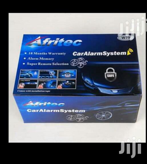 New Brand Afritec Car Alarm With Cut Off, Free Installation.