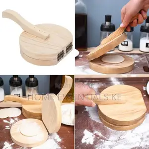 Wooden Dumpling Dough Press