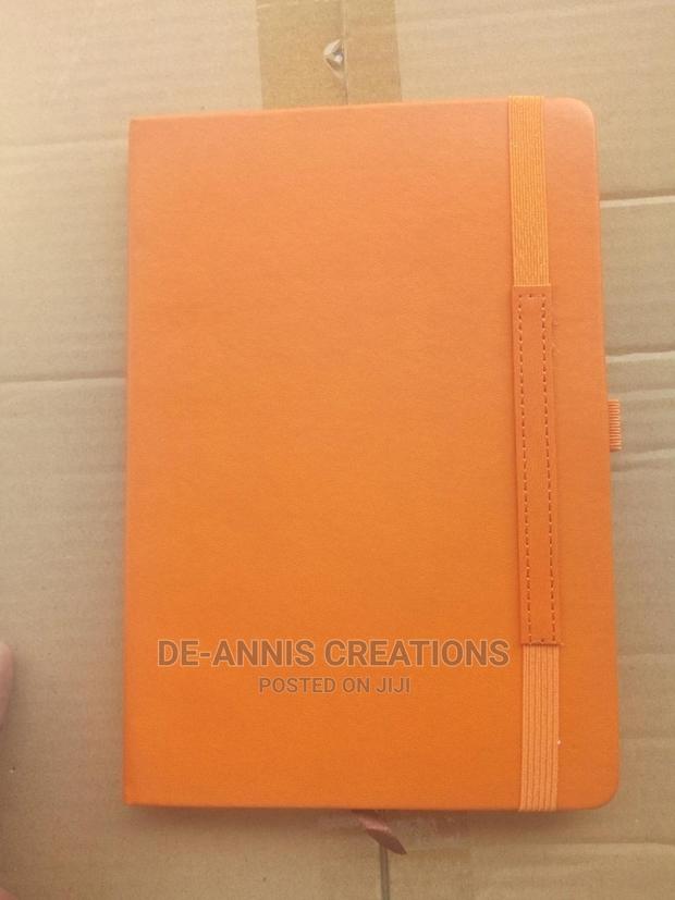 RW Orange A5 Strap Notebooks - main view
