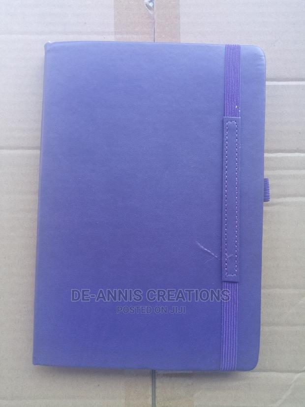 RW Purple A5 Strap Notebooks - main view