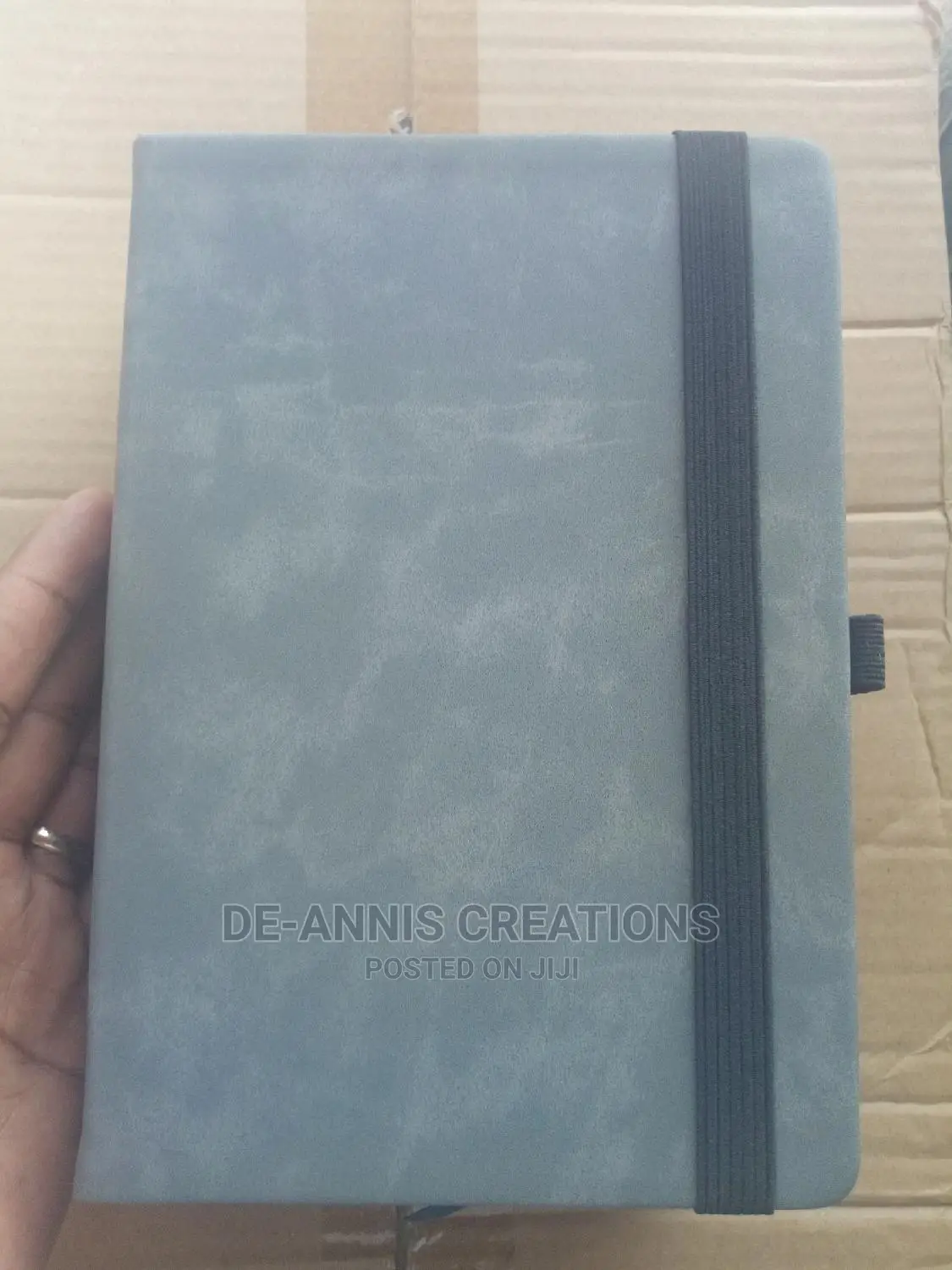 RW Grey A5 Notebook Black Strap