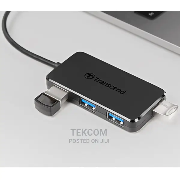Transcend 4-Port HUB USB 3.1 Gen 1 Type C, Black