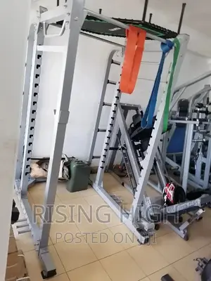 Heavy-Duty Commercial Power Rack