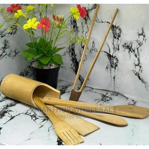 Bamboo Spoon Set 5pc - thumbnail 2