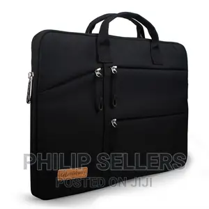 Water-Resistant Laptop Carrying Case With Pockets