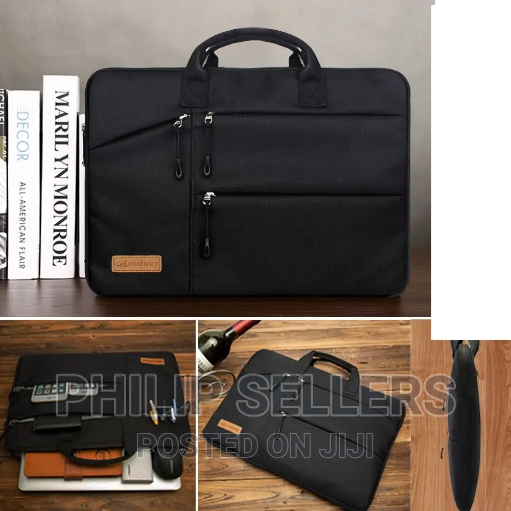 Water-Resistant Laptop Carrying Case With Pockets
