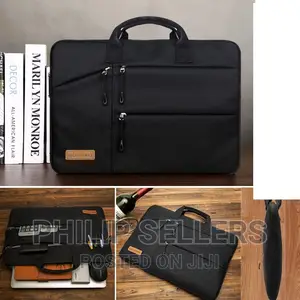 Water-Resistant Laptop Carrying Case With Pockets