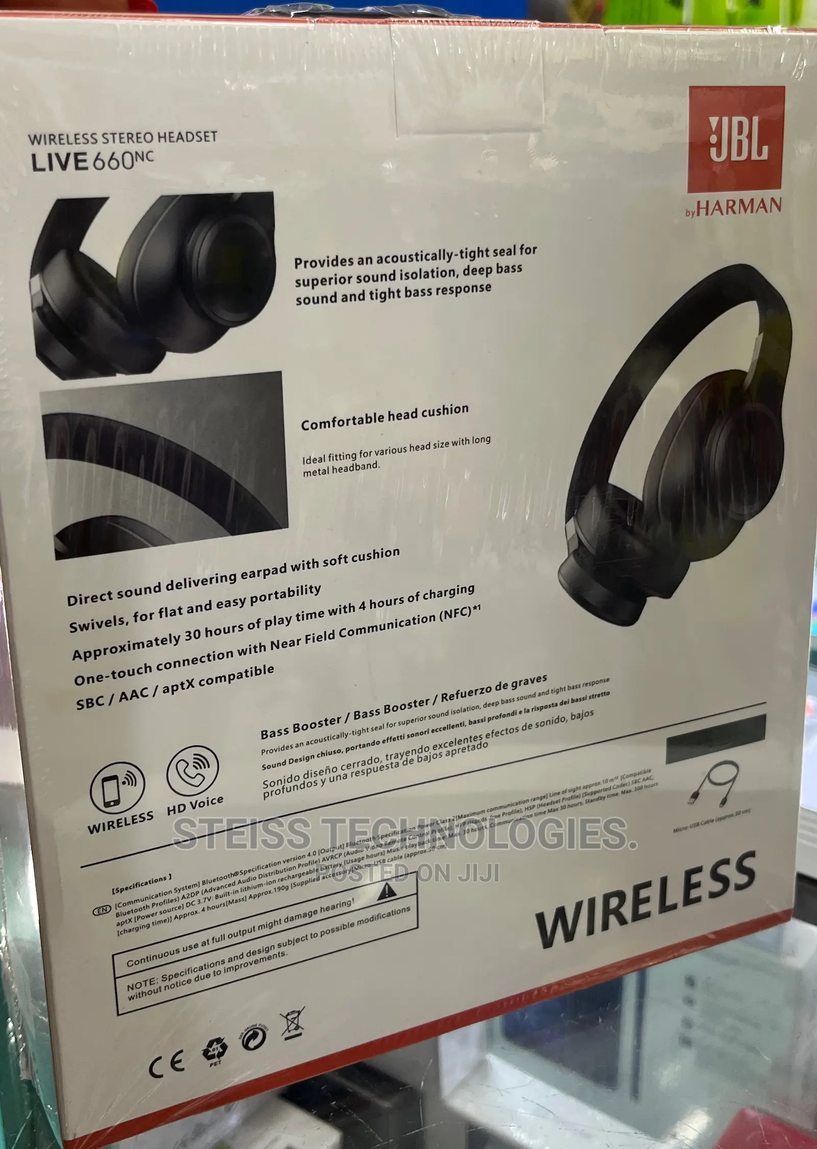 Jbl ANC Wireless Headphones.