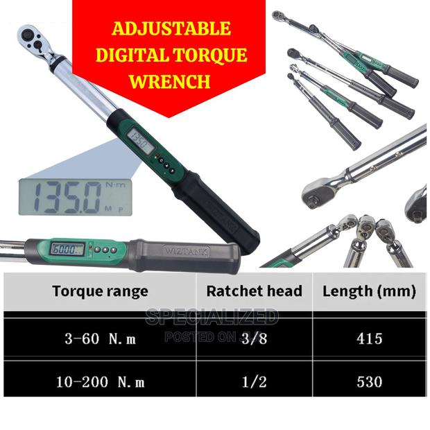 Digital Adjustable Preset Torque Wrench - main view