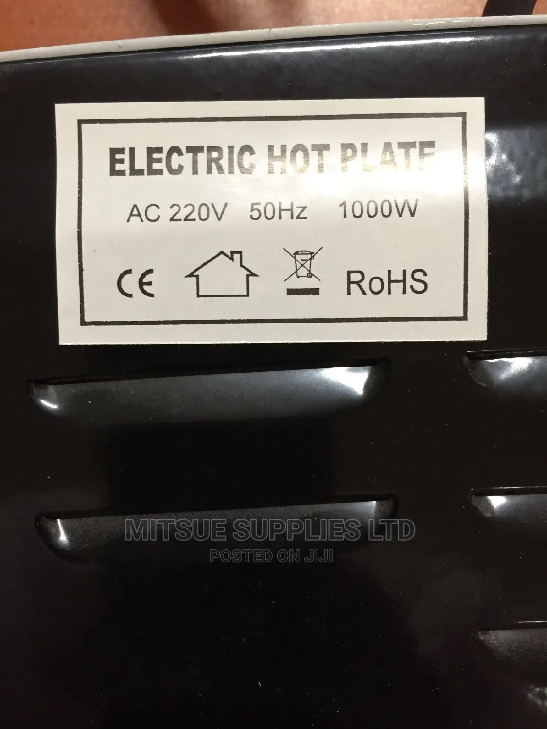 Hot Plate With Energy Regulator