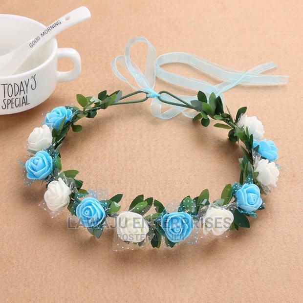 Baby Shower Flowered Tiara Crown Headband - thumbnail 5