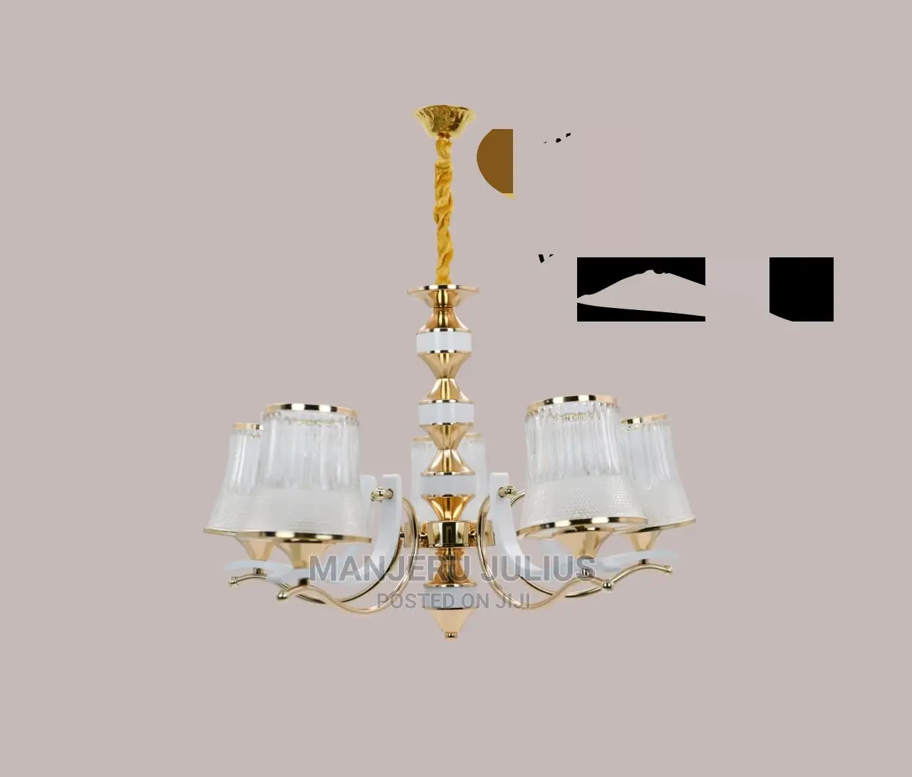 5 Arms Chandelier