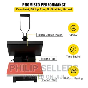 15"X15" Heat Press Machine Large T-Shirt Transfer Printing C