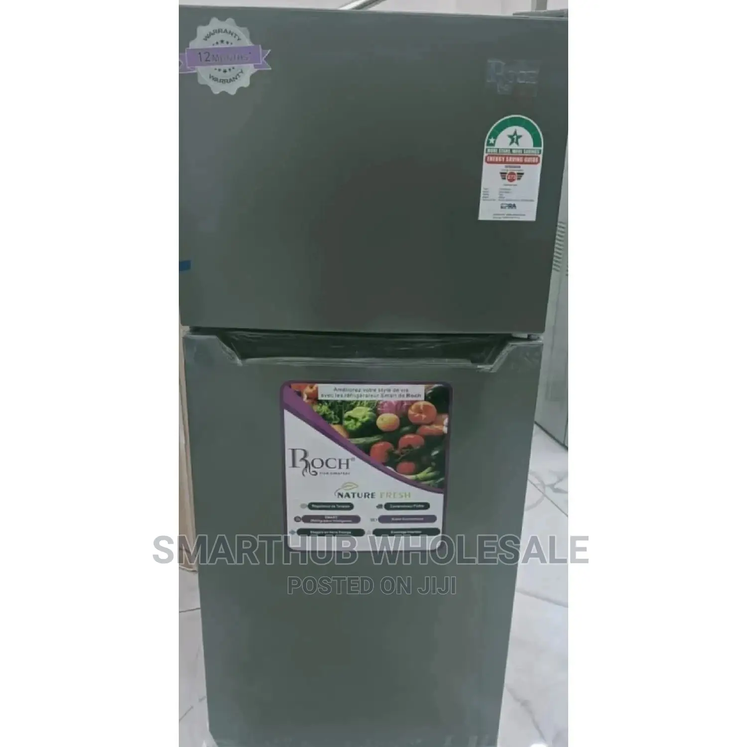 128 Litres Roch Double Door Refrigerator